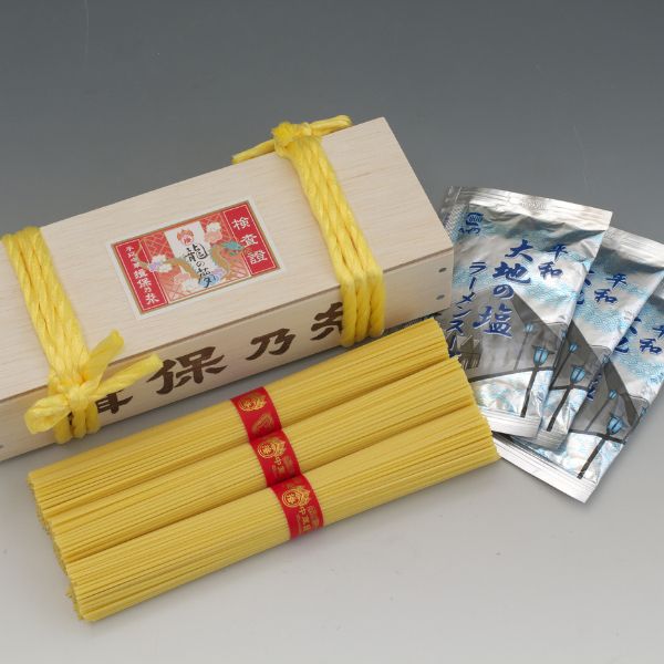 『揖保乃糸』 中華麺ミニ木箱【送料込み】