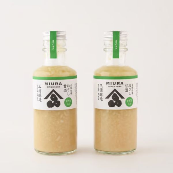 【三浦醸造所】ねさし甘酒 すだち入り（180ml）2本セット