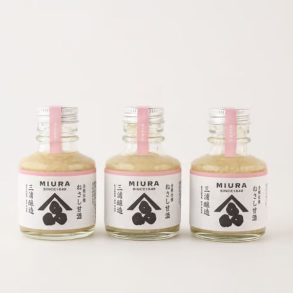 【三浦醸造所】ねさし甘酒 （90ml）3本セット