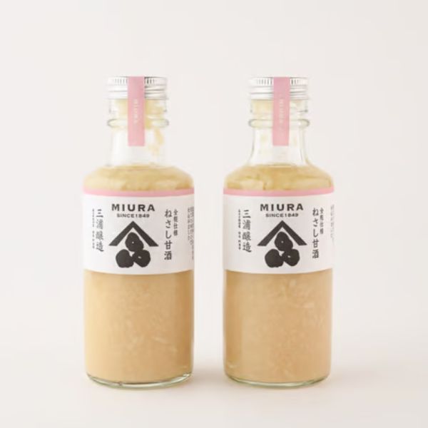 【三浦醸造所】ねさし甘酒 （180ml）2本セット