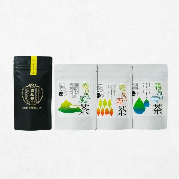 【末重製茶】『霧島茶』ゲンセン霧島茶＆霧島シリーズティーバグ 3種セット ※送料込み
