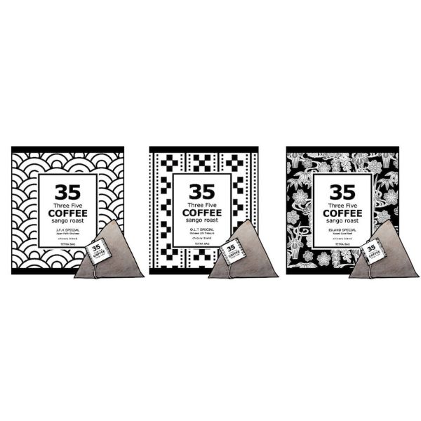 2025年7月再販予定【送料込み】35COFFEE（J.F.K/O.L.T/ISLANDスペシャル）３種類セット（テトラパック）10P×３