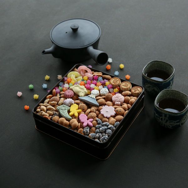 ＜銀座 菊廼舎＞登録商標 冨貴寄 特撰缶JAPAN（小）