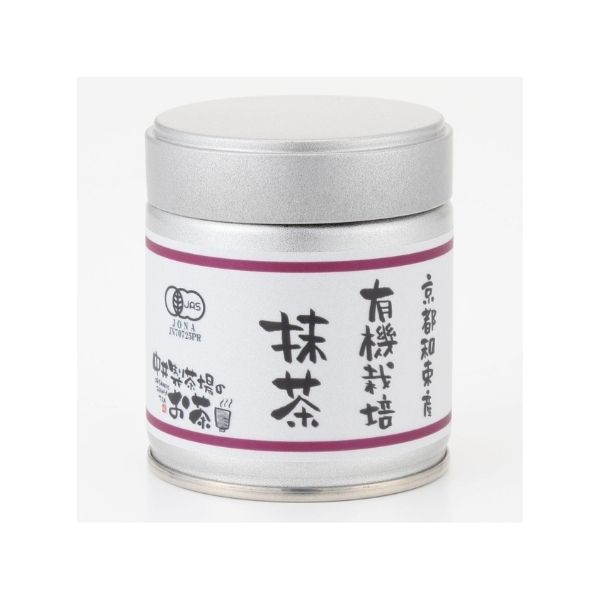 京都・和束産　有機栽培 抹茶  30g（缶入り）