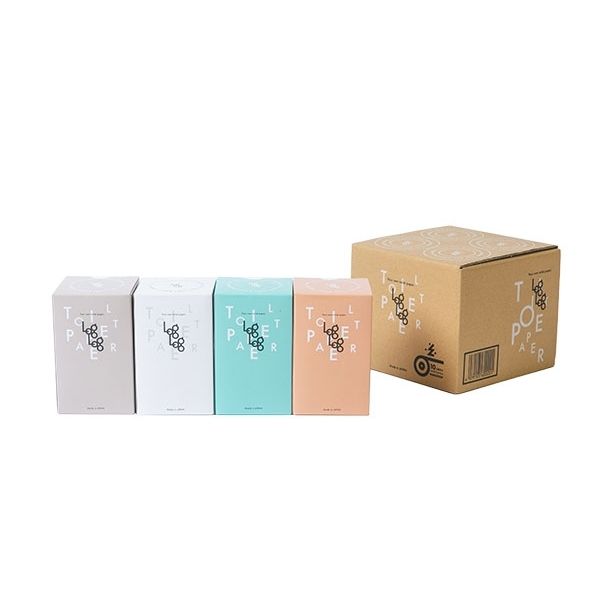 10年保証備蓄用トイレットペーパー LogLog4個セット