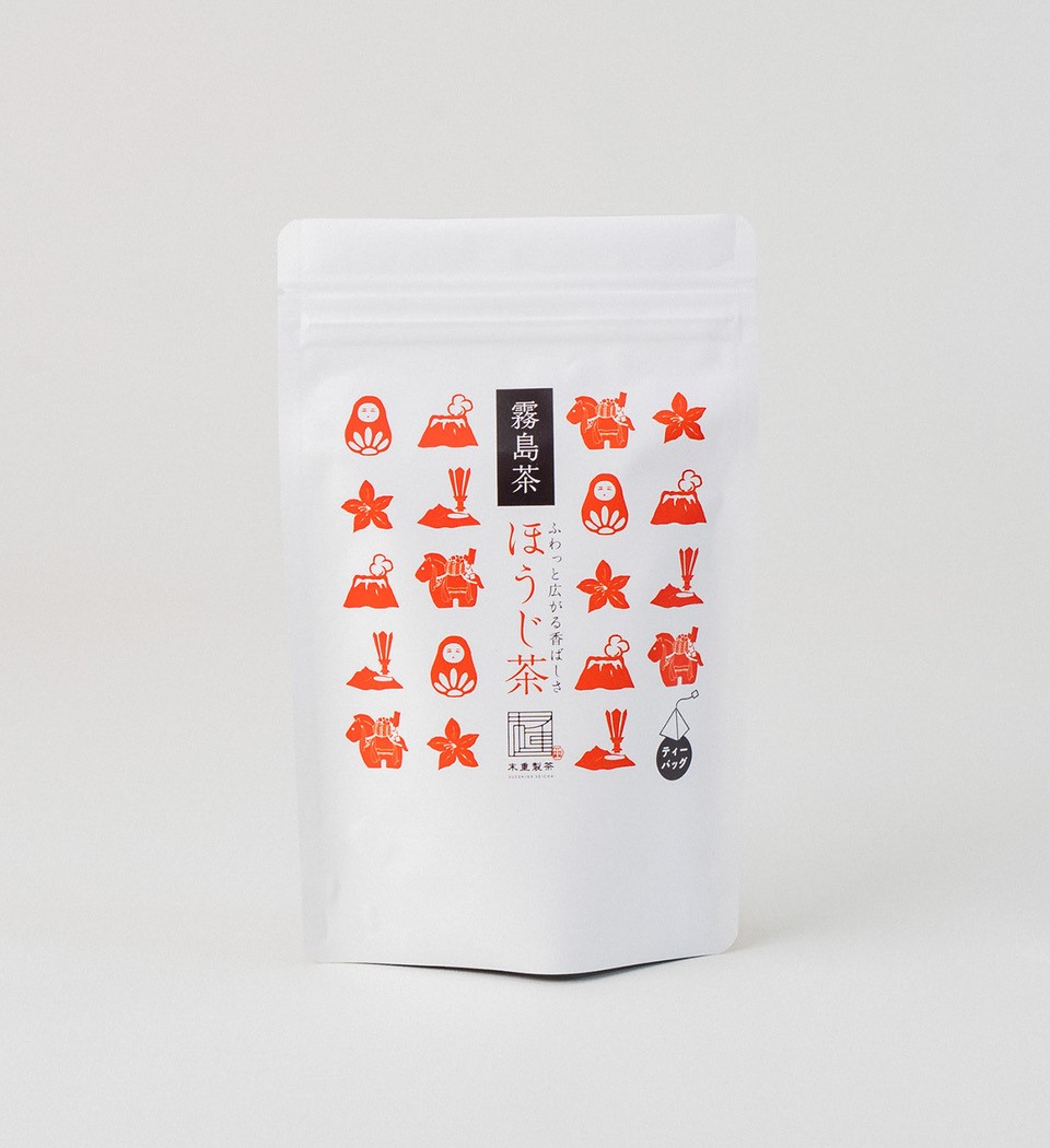 『霧島茶』縁起物シリーズ～ふわっと広がる香ばしさ【ほうじ茶】20袋入＜末重製茶＞