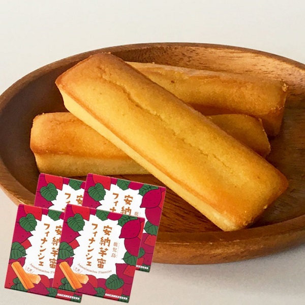 【薩摩川内名物】安納芋蜜フィナンシェ ４個入り×４箱 ＜送料込み＞