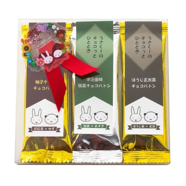 京都お茶巡りチョコバトンアソート３種