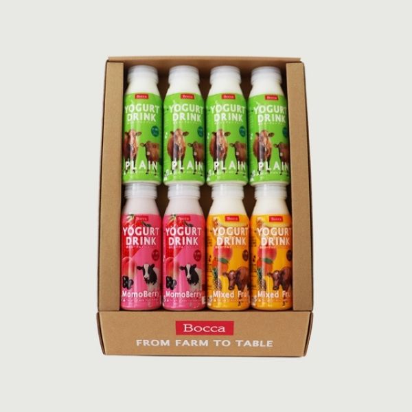 【Bocca】飲むヨーグルト＆ラッシー ８本セット ＜冷蔵＞
