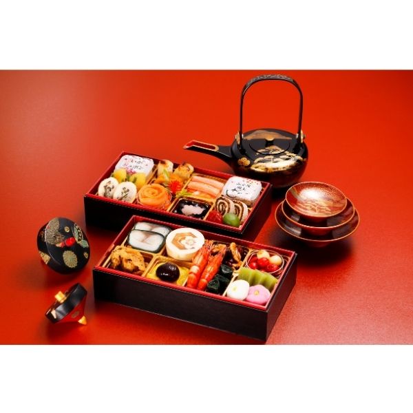 【日本料理てら岡】豪華おせち「華」弐段重 ＜冷凍＞ ※送料込み