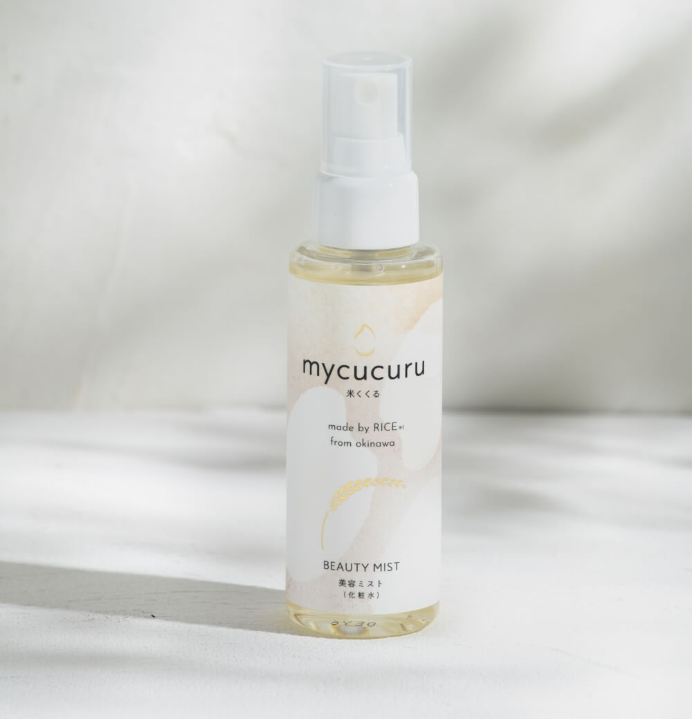 【沖縄食糧】mycucuru お米の恵み　美容ミスト（化粧水）100ml