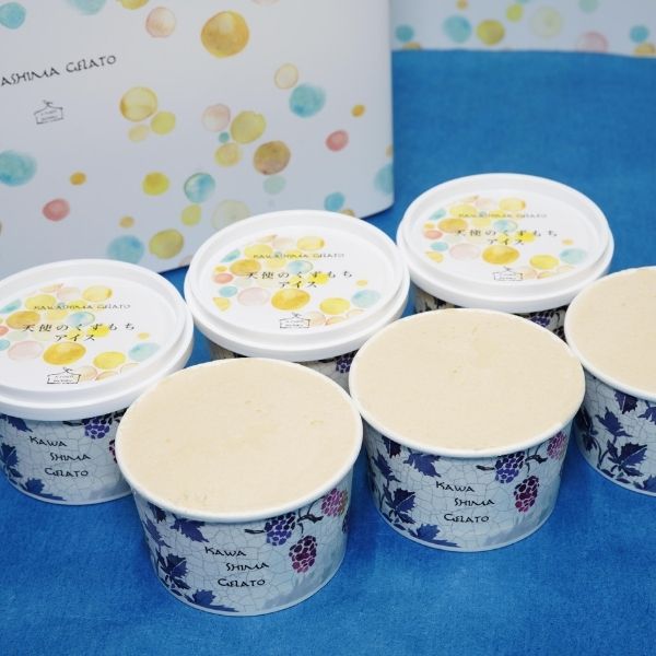 【A sweets factory】川島ジェラート 天使のくずもちアイス 6個セット
