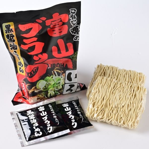 【麺家いろは】富山ブラック黒醤油らーめん8食セット