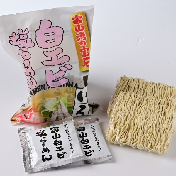 【麺家いろは】白エビ塩らーめん8食セット