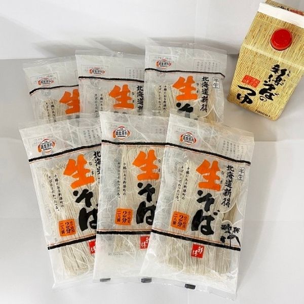 【新得そば】生そば・そばつゆセット