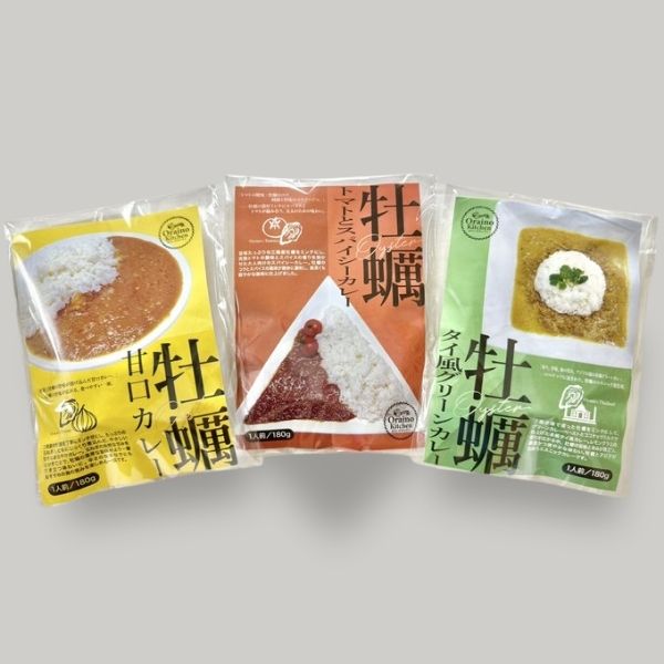 【三養水産】宮城県産 牡蠣カレーセット 3パック ＜常温＞
