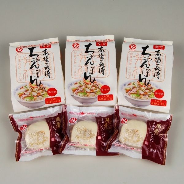 【白雪食品】冷凍ちゃんぽん・角煮まんじゅうセット