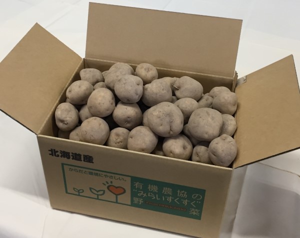 北海道からお届け『有機野菜　じゃがいも10kg』＜予約販売＞※送料込み