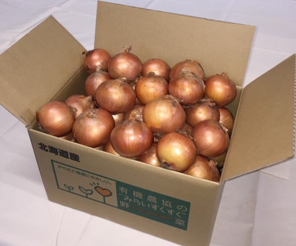 北海道からお届け『有機野菜　たまねぎ10kg』＜予約販売＞※送料込み