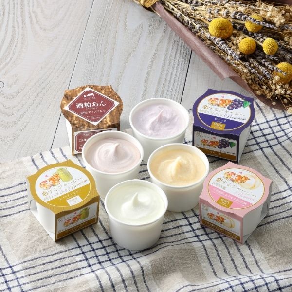 【ジェラート醍醐桜】恋するジャージージェラート8個入り（Dセット）