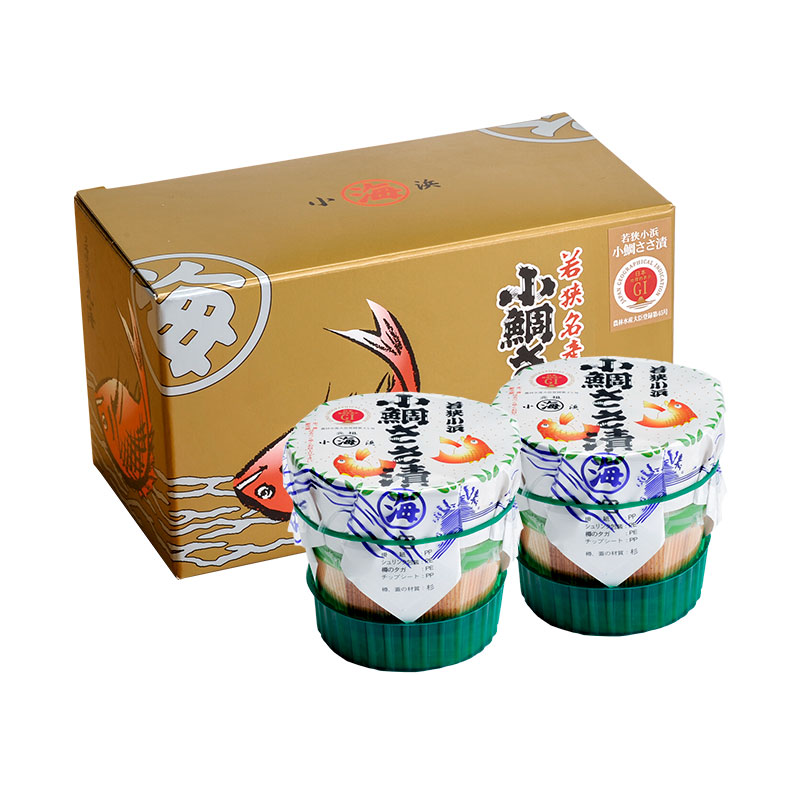 小鯛ささ漬 大樽 180g 2樽入り ※送料込み