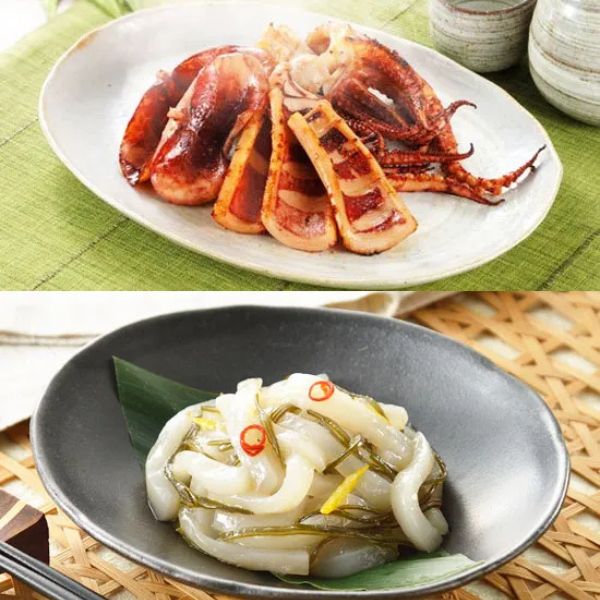 【イカ屋 荘三郎】いかのふっくら焼3種食べ比べといかさし昆布漬 ＜冷凍＞