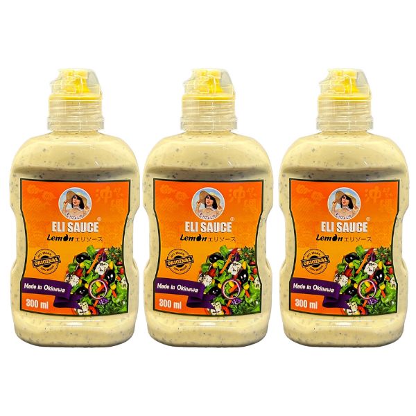 【ELI SAUCE】オリジナルエリソース（レモン）300ml×3本セット　※送料込み