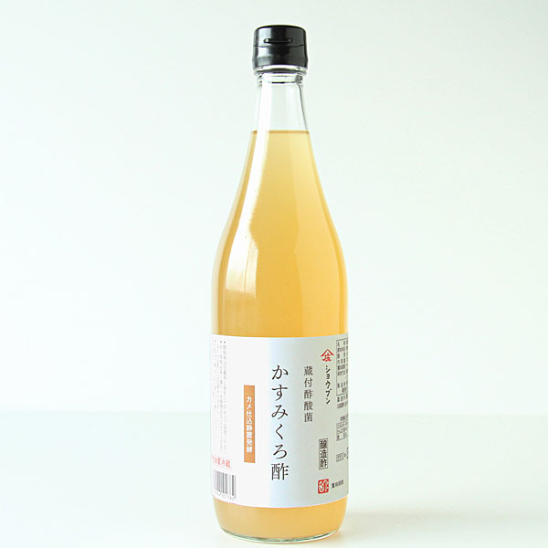 【庄分酢】蔵付酢酸菌　かすみくろ酢 720ml『大容量』