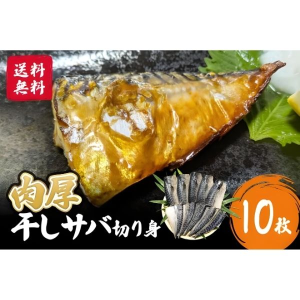 【海神】肉厚 干しサバ切り身　10枚入り＜冷凍＞※送料込み