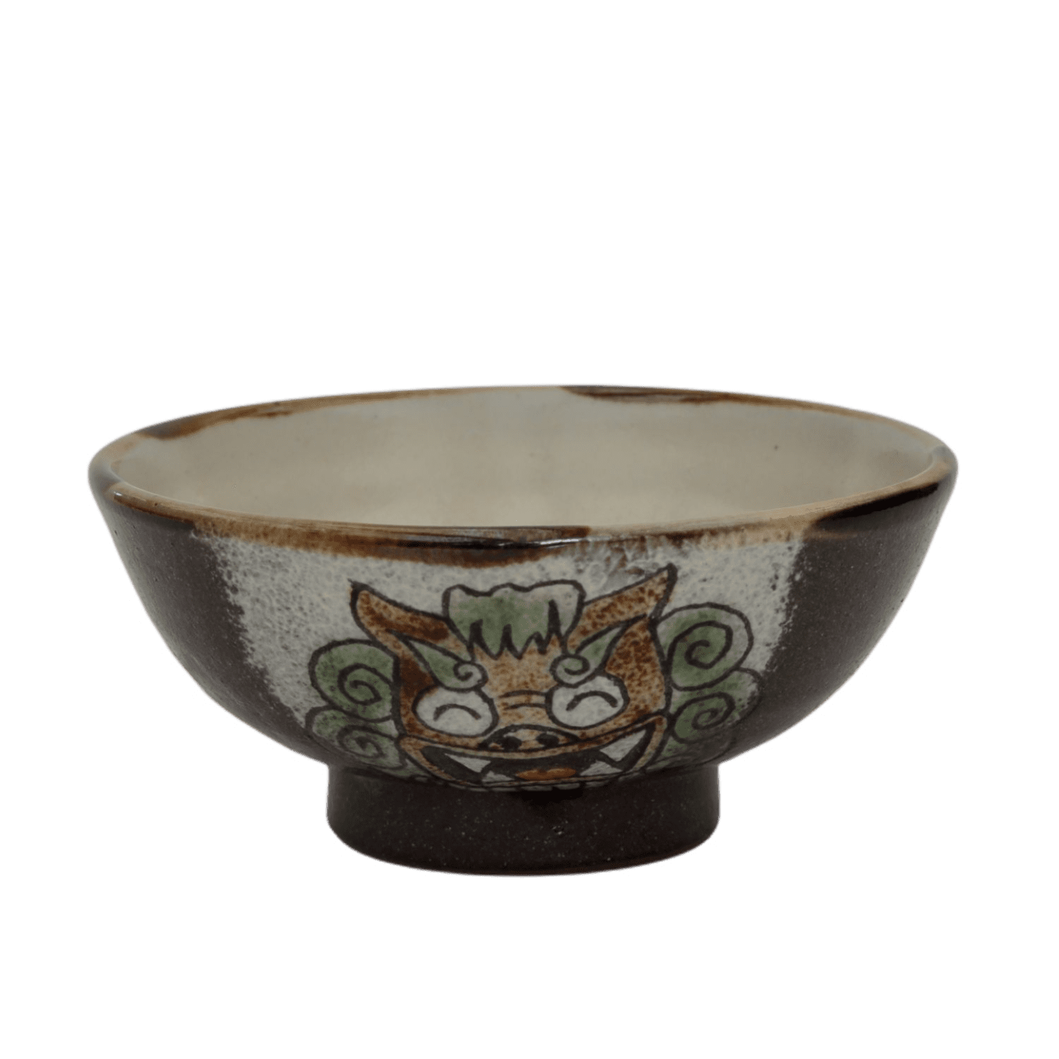 シーサー茶碗（オス）