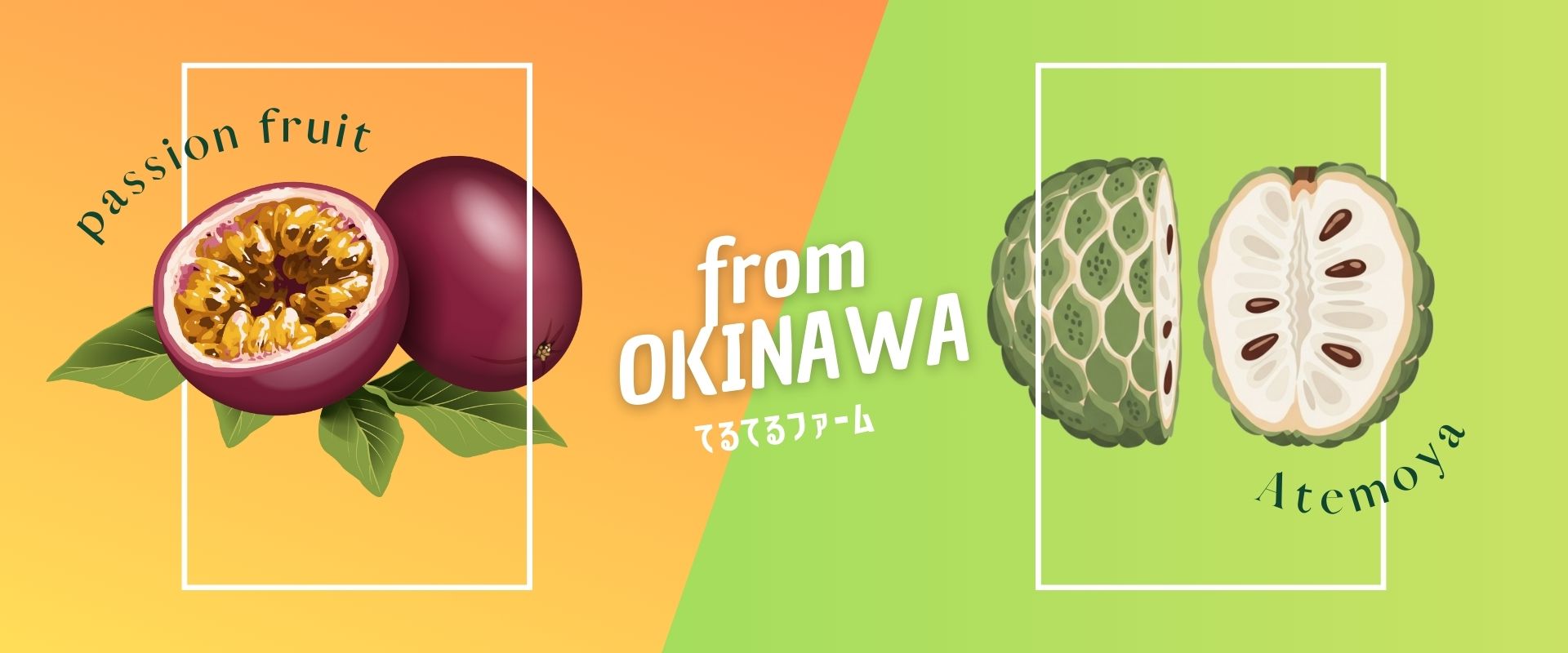 てるてるファーム（アテモヤ・パッションフルーツ）
